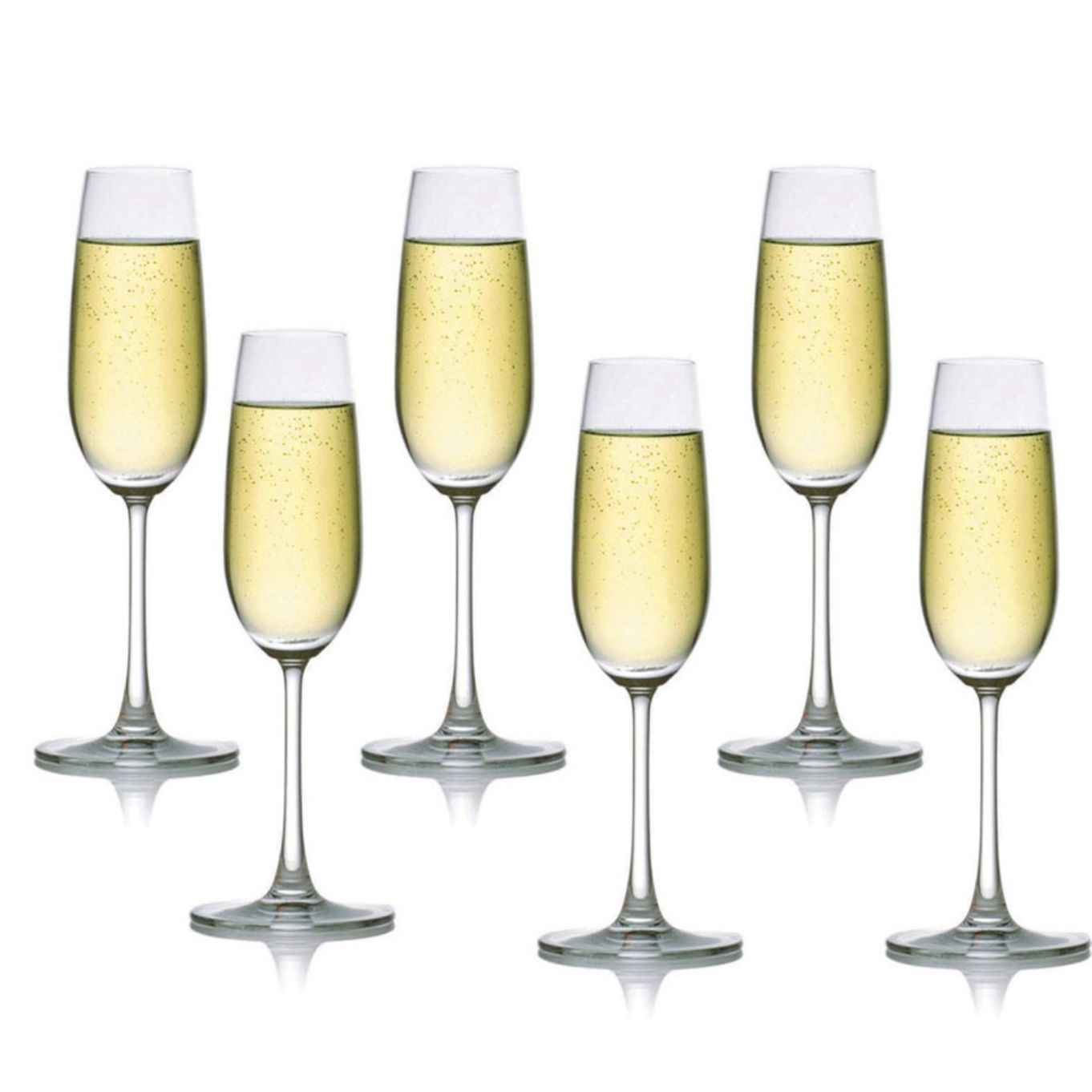 Ocean Madison Flute Champagne Glass 210 Ml Set Of 6