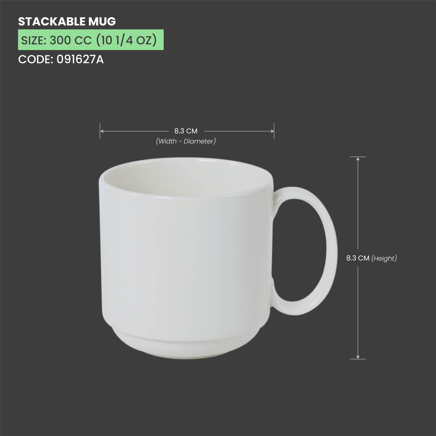 Baralee Simple Plus Stackable Mug