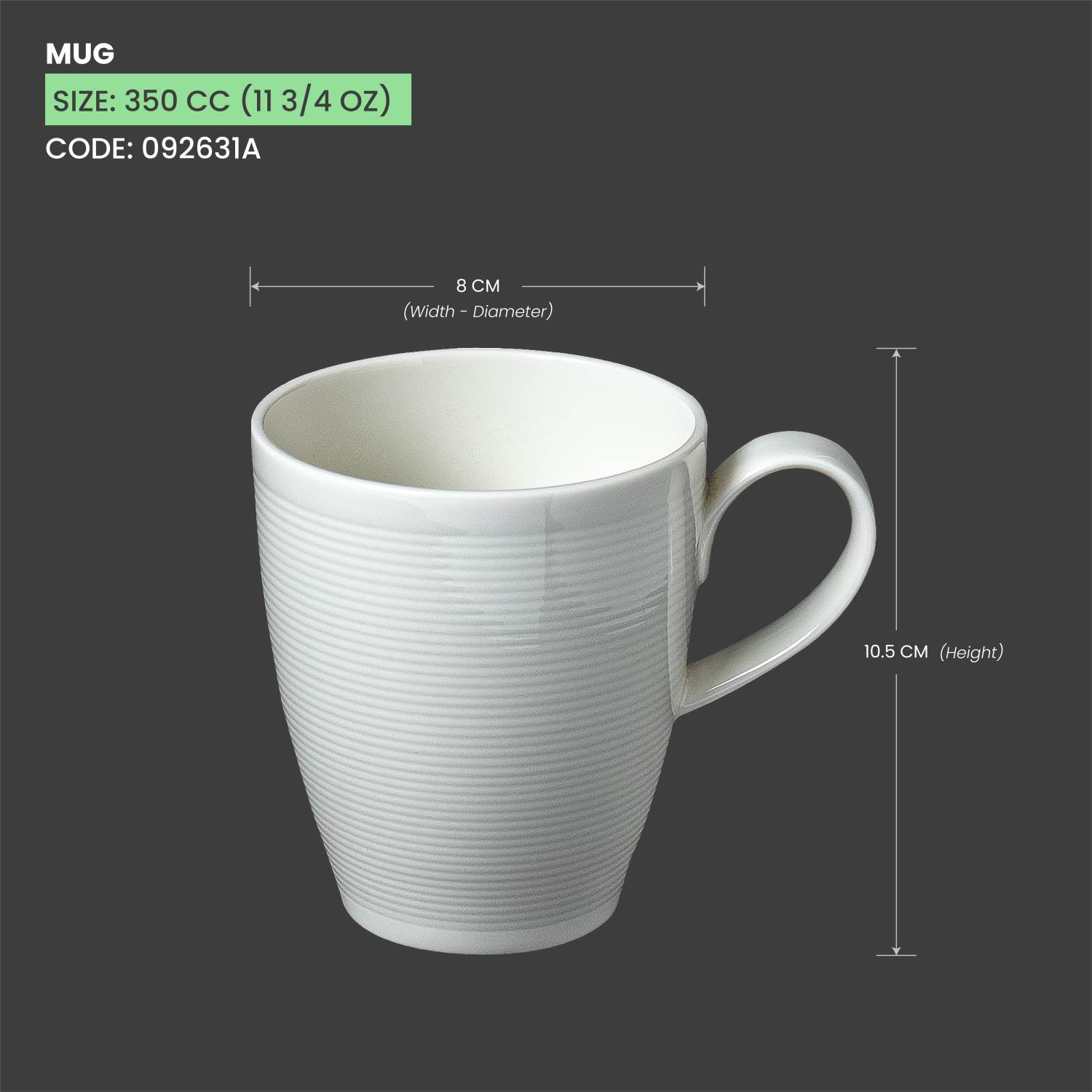Baralee Wish Mug 350 Cc (11 3/4 Oz)