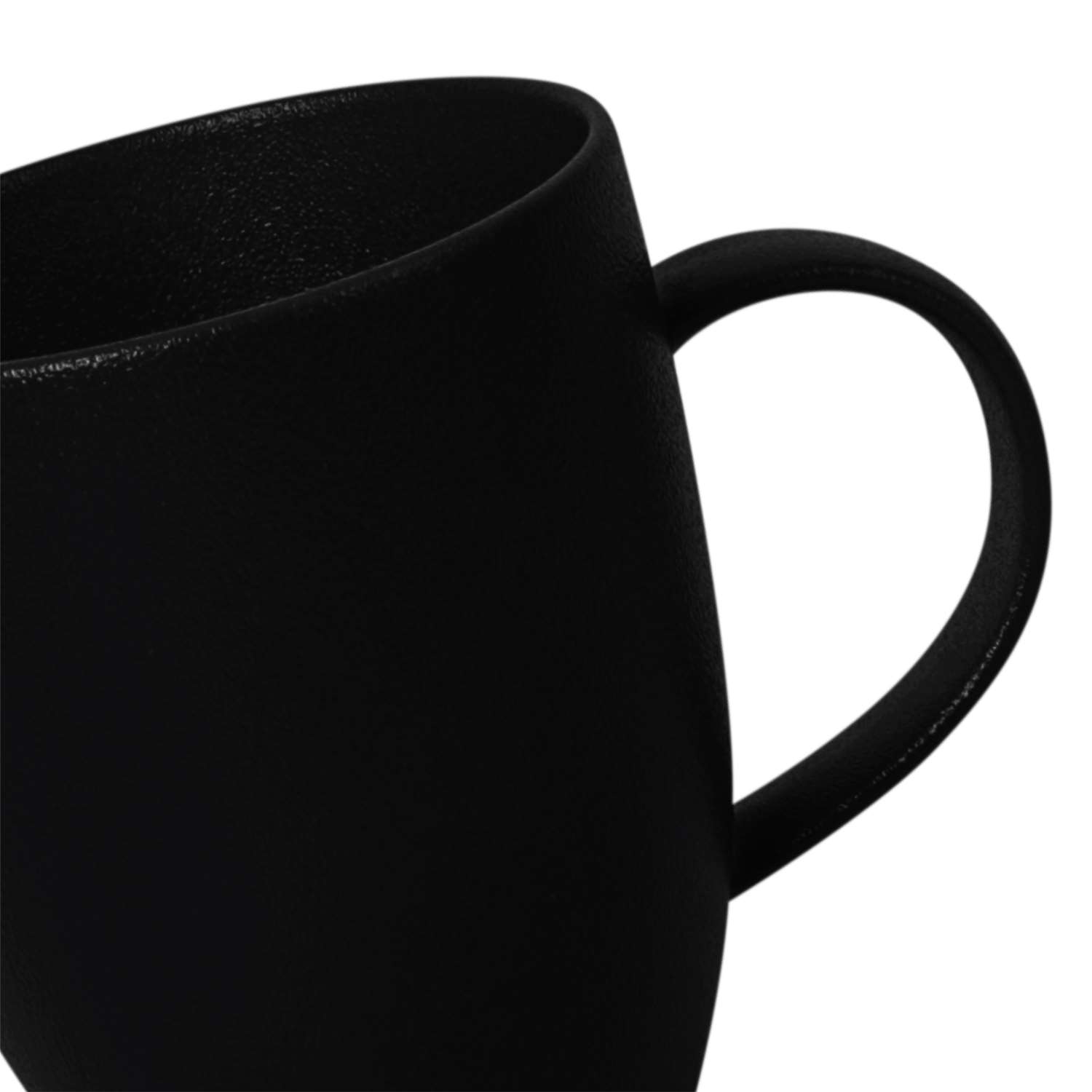 Baralee Black Sand Coupe Mug 250 Cc (8 1/2 Oz)