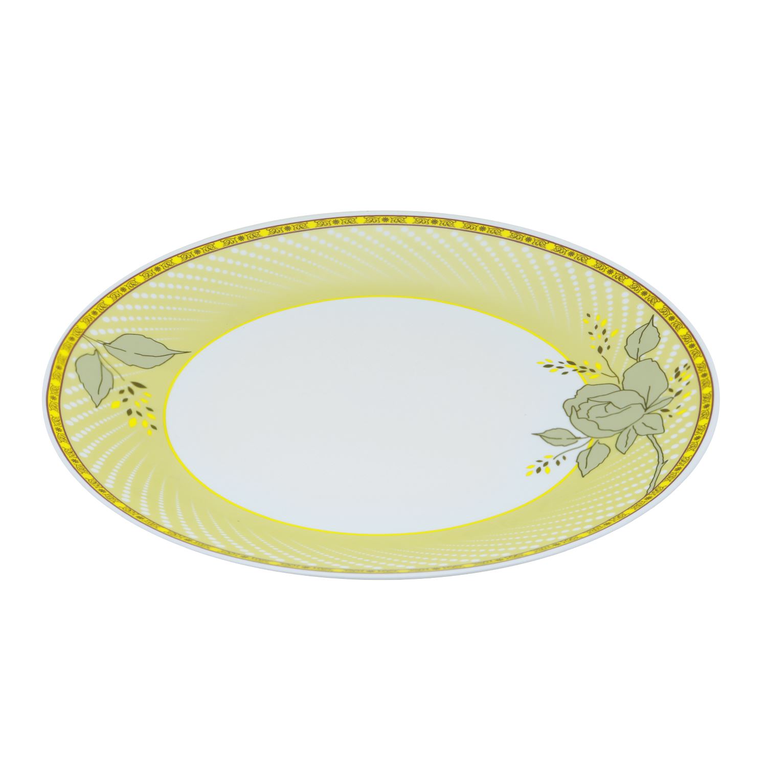 Larah Plano Yellow Sapphire Opal Dinner Plate 27Cm