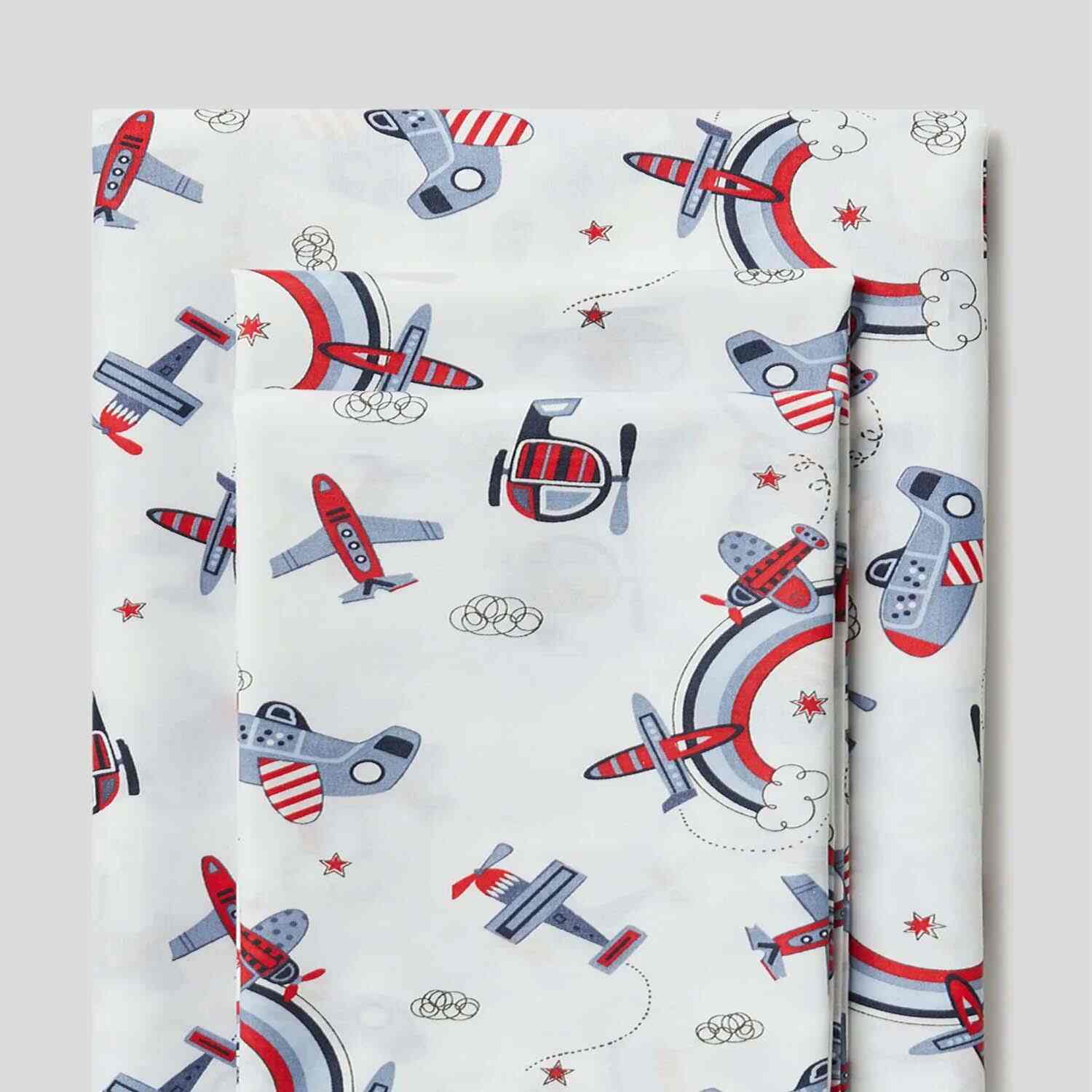 Rishahome 3-Piece Printed 180 Tc Cotton Bedsheet Set Queen Size, Premium Collection (2 Bedsheet + 1 Pillow Case) Apron