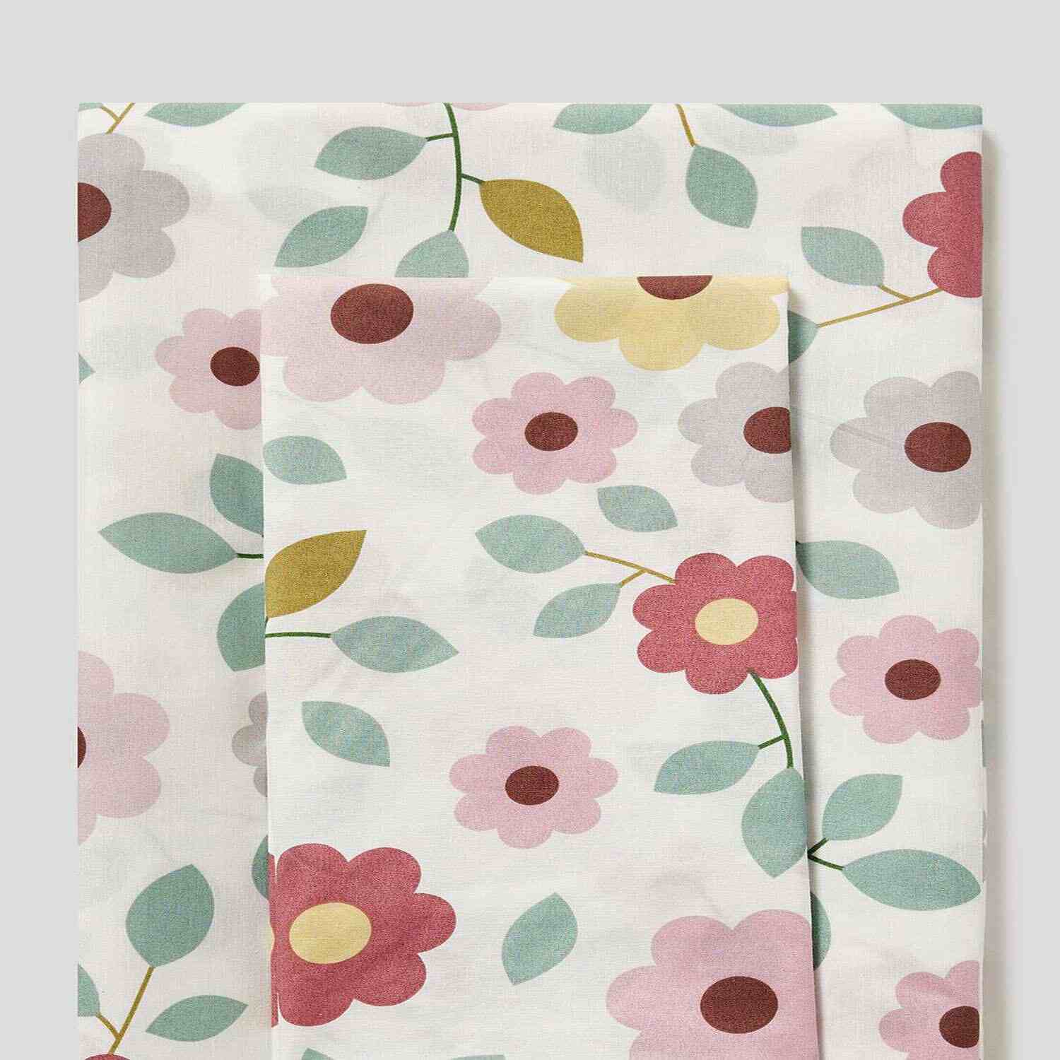 Rishahome 2-Piece Printed 180 Tc Cotton Bedsheet Set Single Size, Premium Collection (1 Bedsheet  + 1 Pillow Case) Don Juan