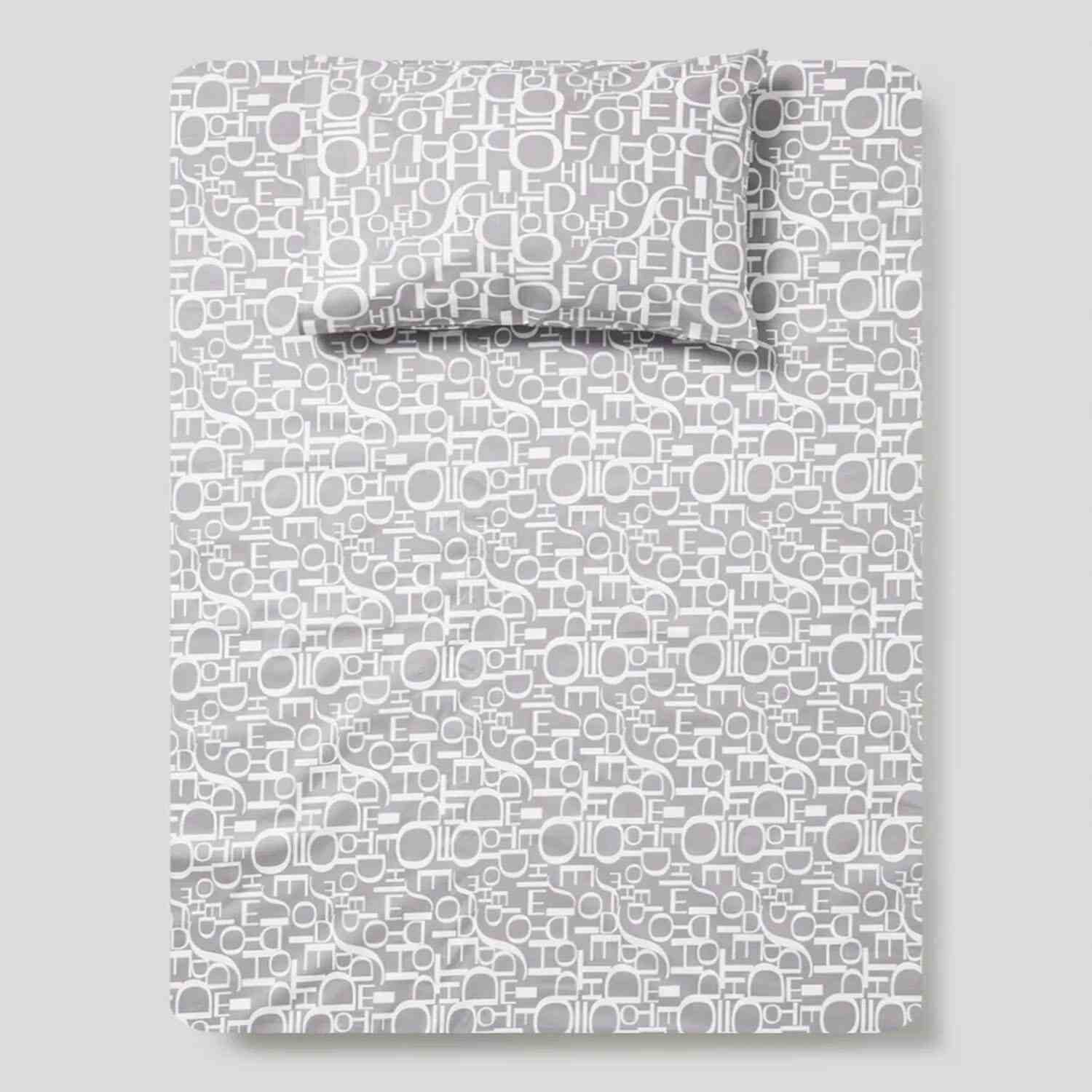 Rishahome 2-Piece Printed 180 Tc Cotton Bedsheet Set Single Size, Premium Collection (1 Bedsheet  + 1 Pillow Case) Regent Stack