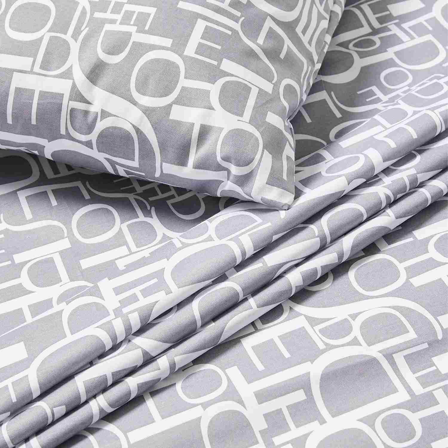 Rishahome 2-Piece Printed 180 Tc Cotton Bedsheet Set Single Size, Premium Collection (1 Bedsheet  + 1 Pillow Case) Regent Stack