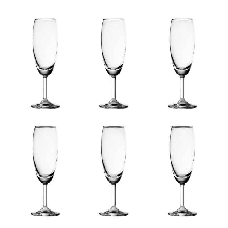 Ocean Classic Champagne Flute Glass 185 Ml Set Of 6