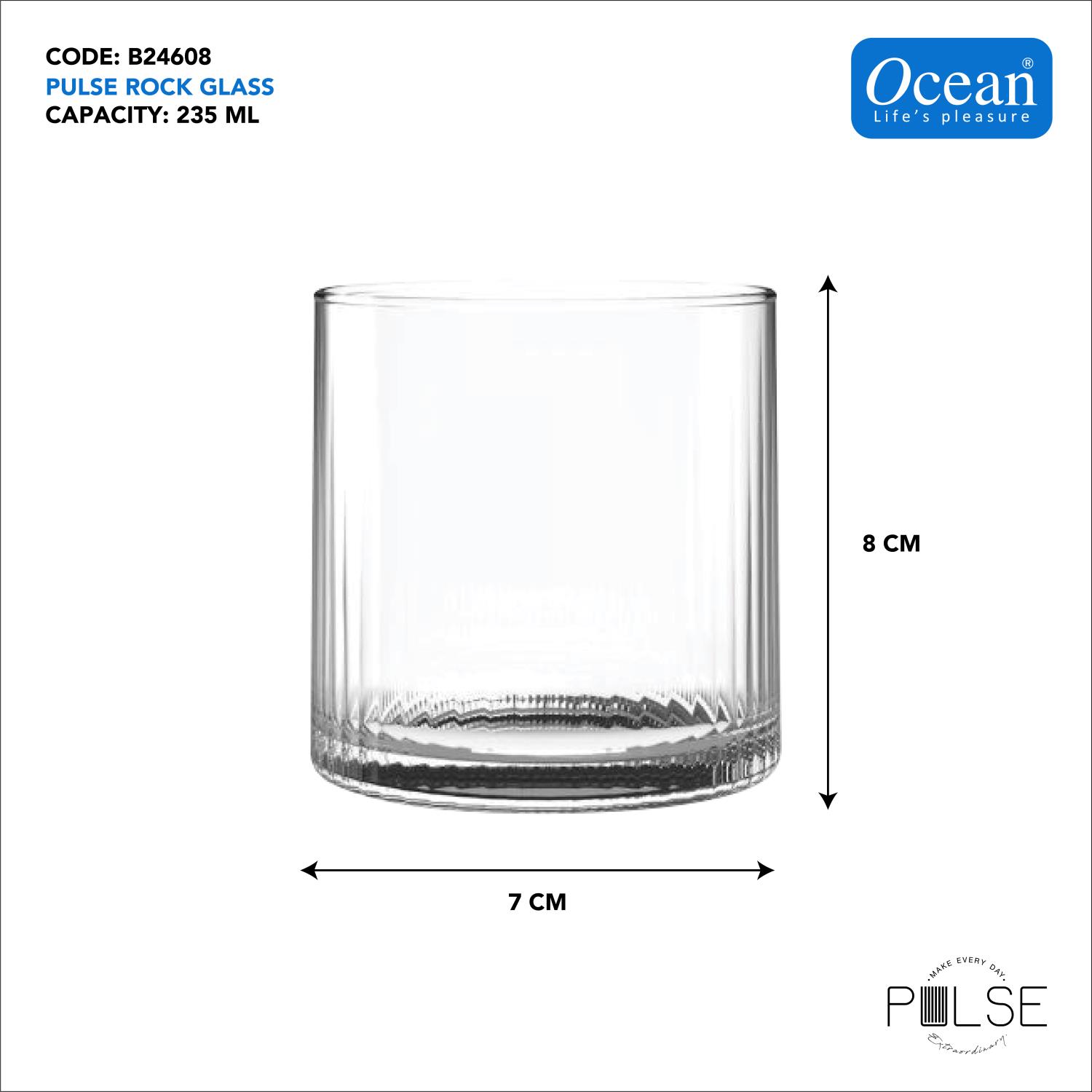 Ocean Pulse Rock Glass 235Ml