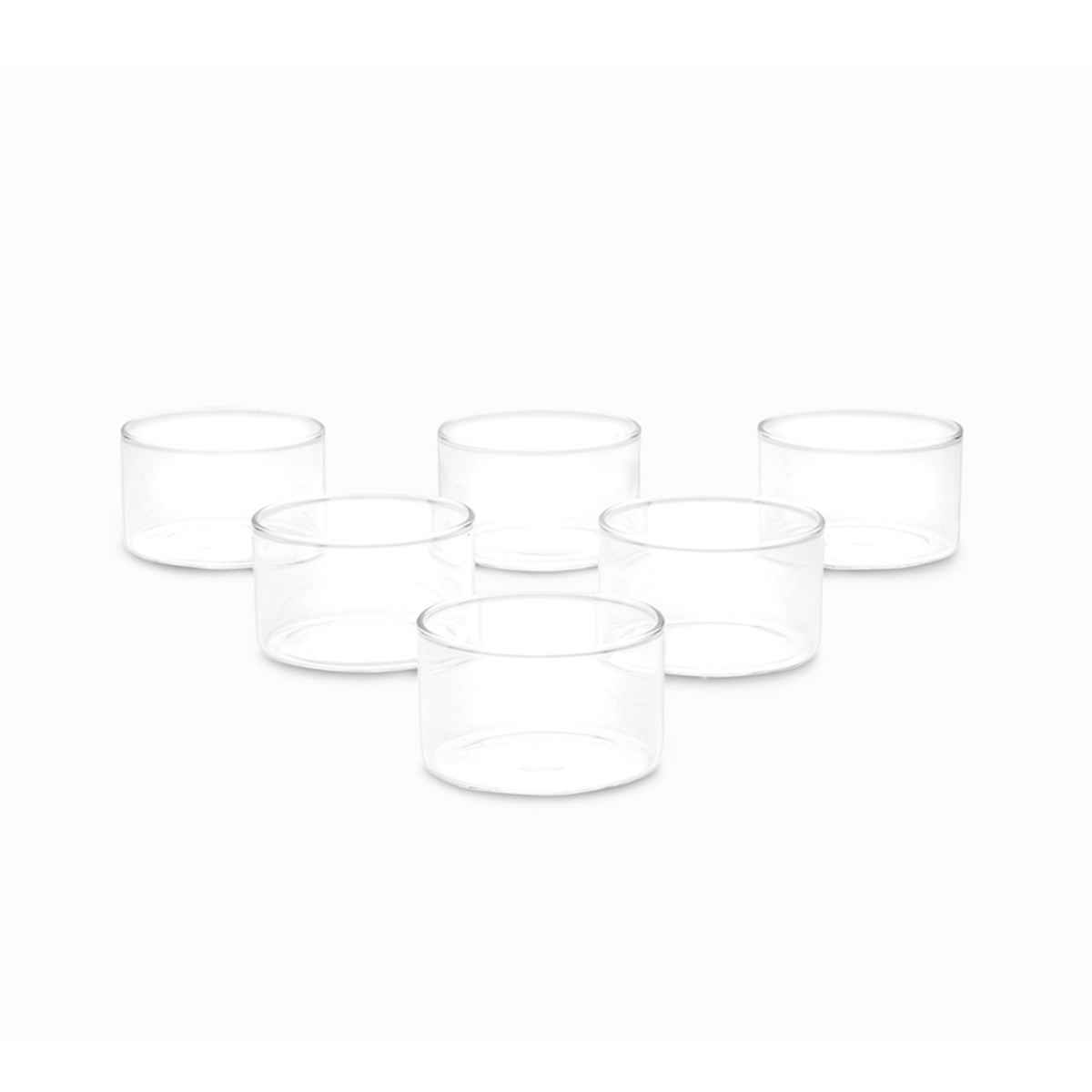 Borosil Small Glass Bowl Set (105 Ml) Set Of 6