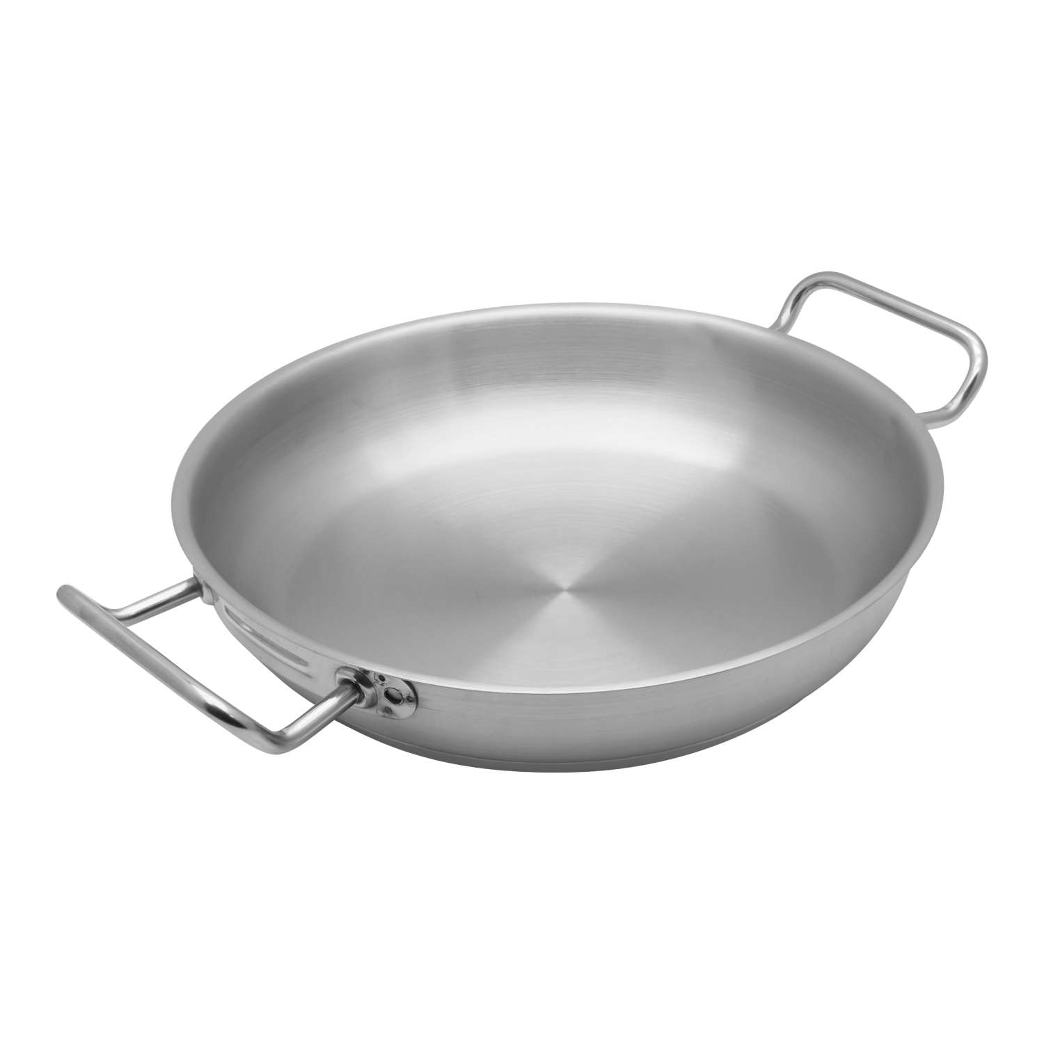 Chefset Steel Fry Pan With Side Handle 24Cm