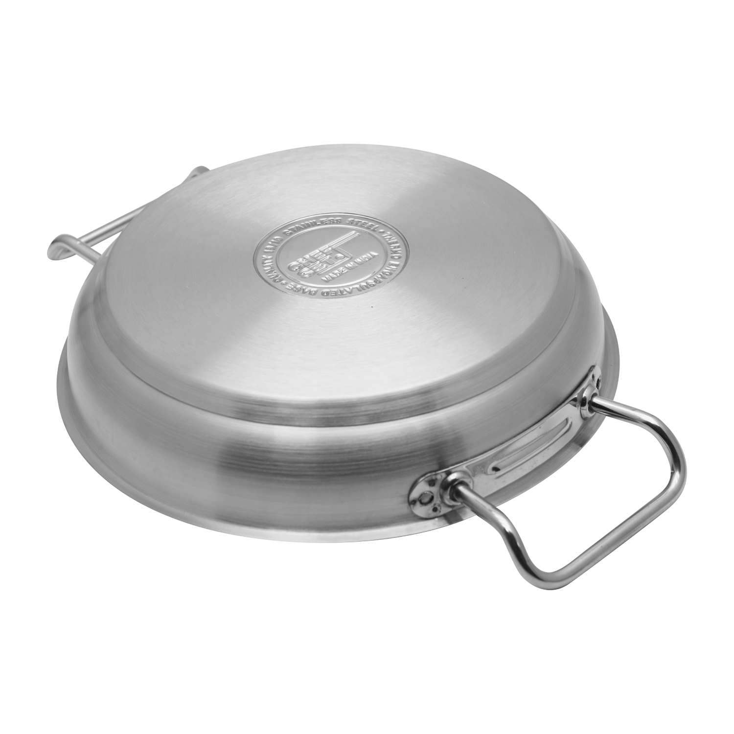 Chefset Steel Fry Pan With Side Handle 24Cm
