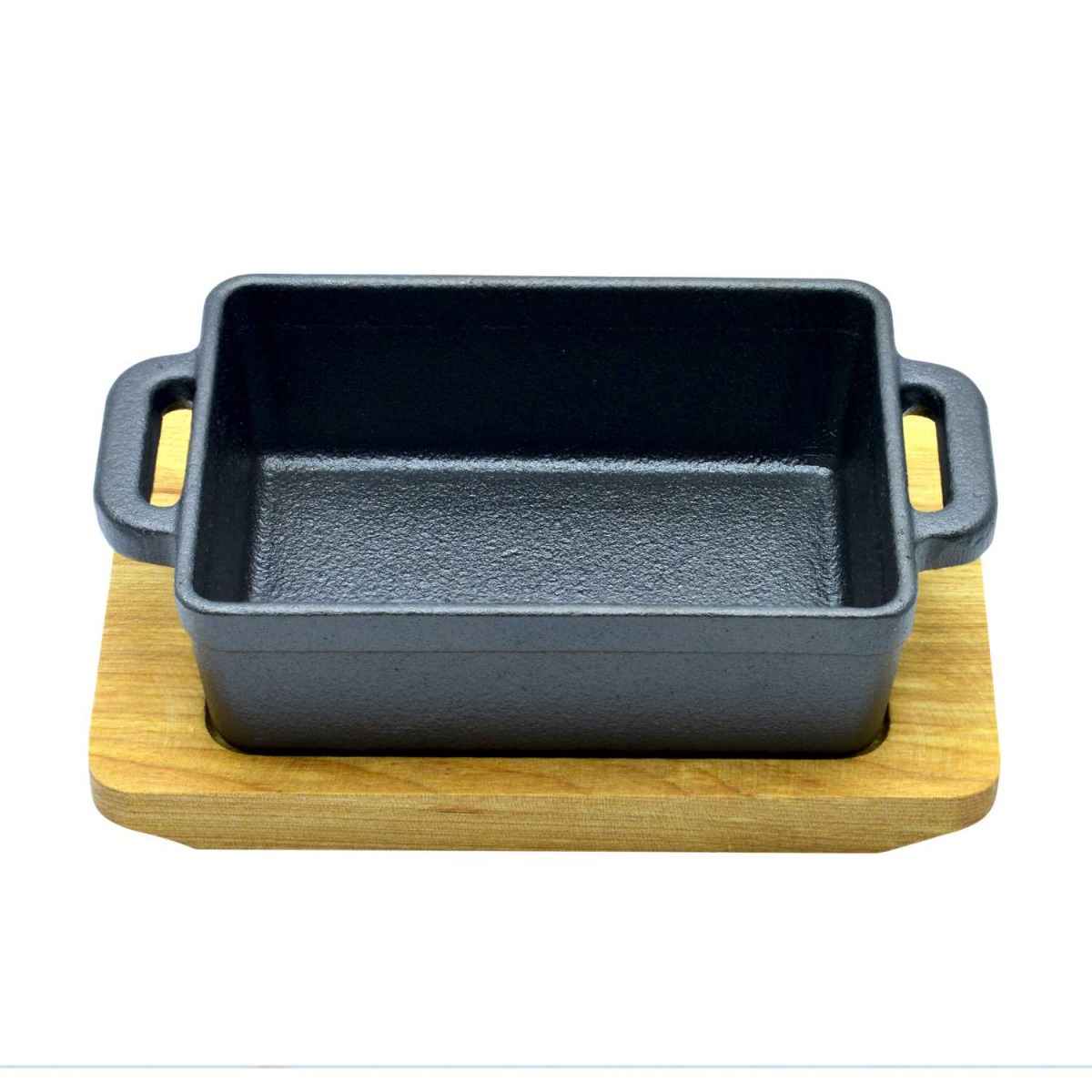 Kitchen Master Cast Iron Rectangle Casserole With Lid