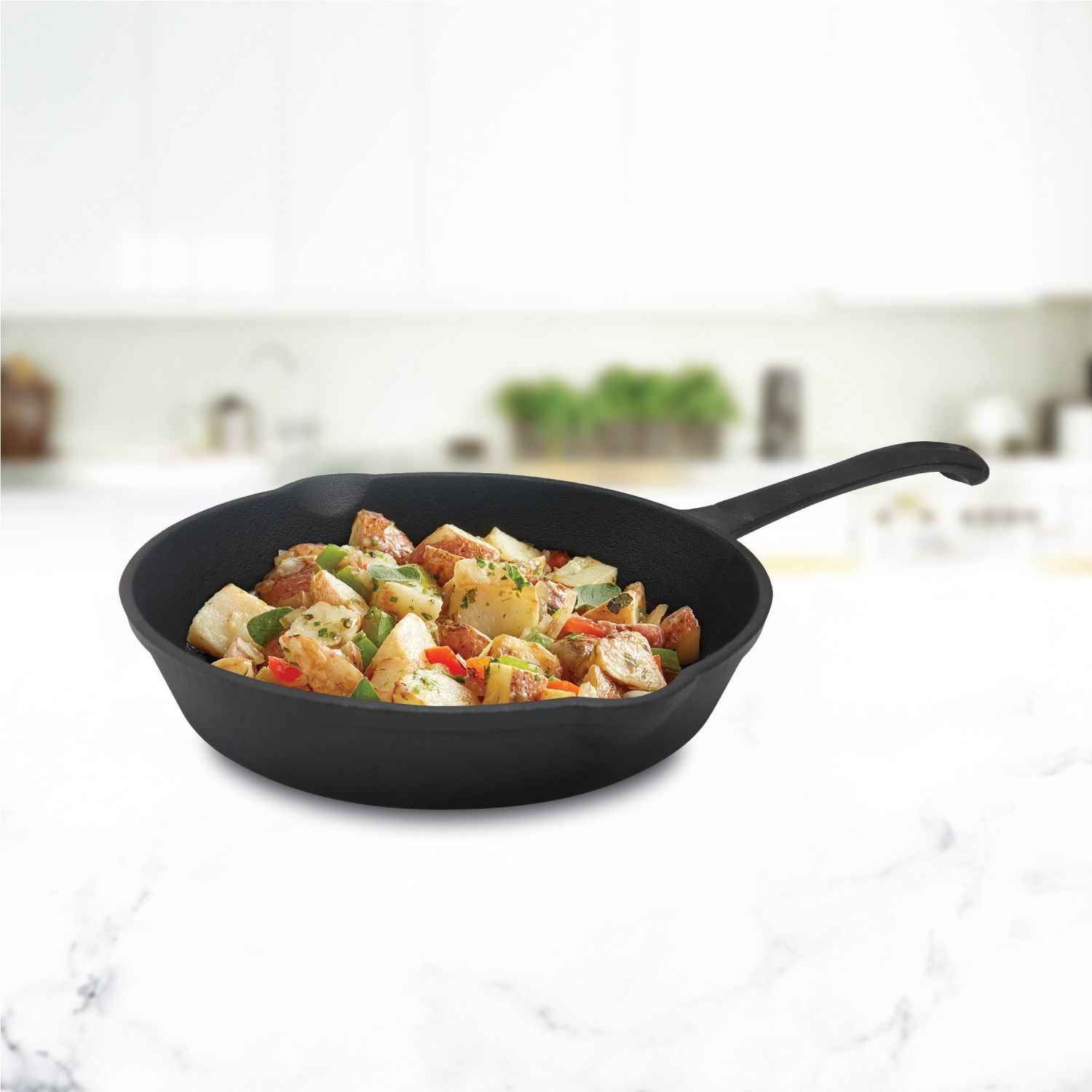 Kitchen Master Cast Iron Frying Pan, 15.5Cm, Cost13 