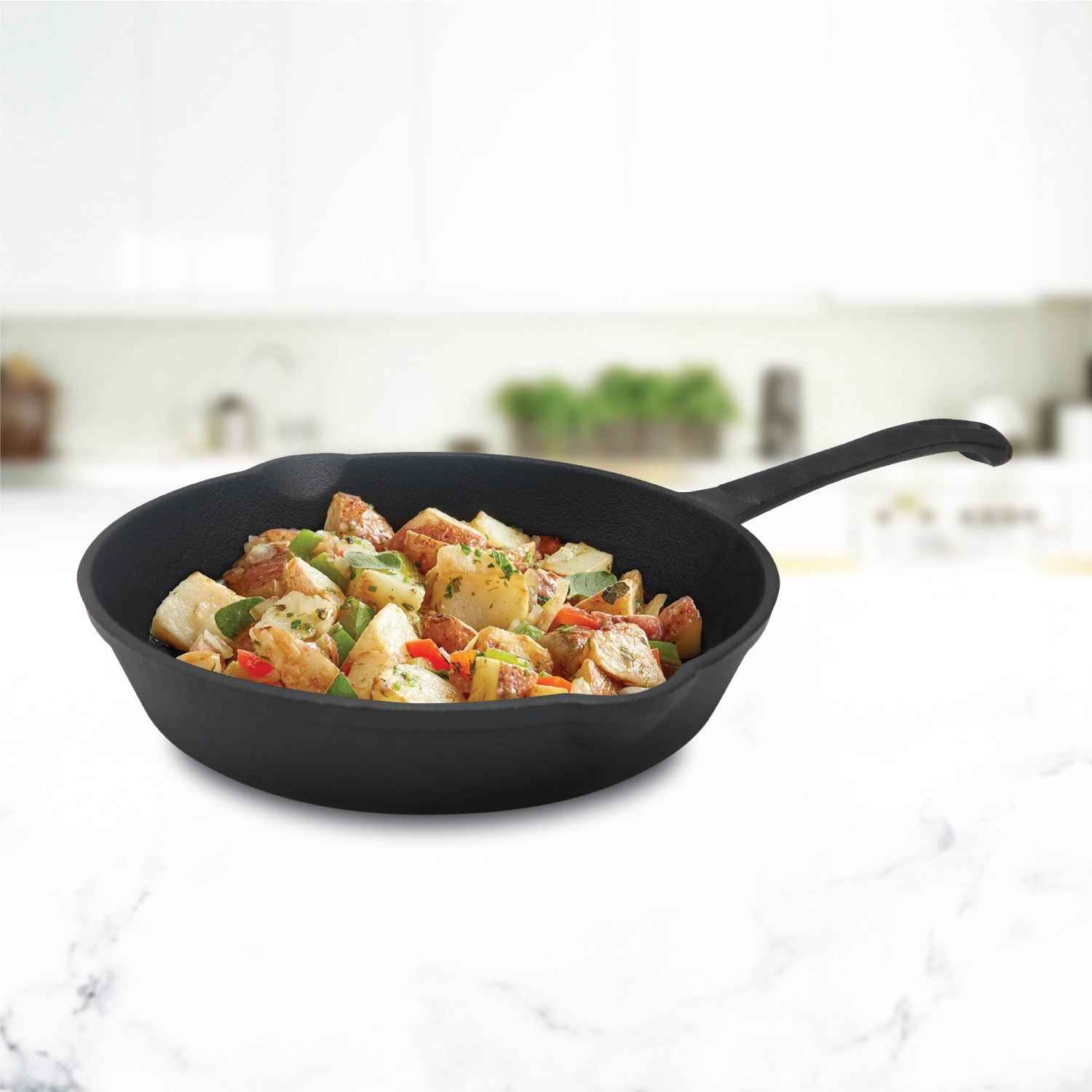 Kitchen Master Cast Iron Frying Pan, 20.5Cm, Cost14 