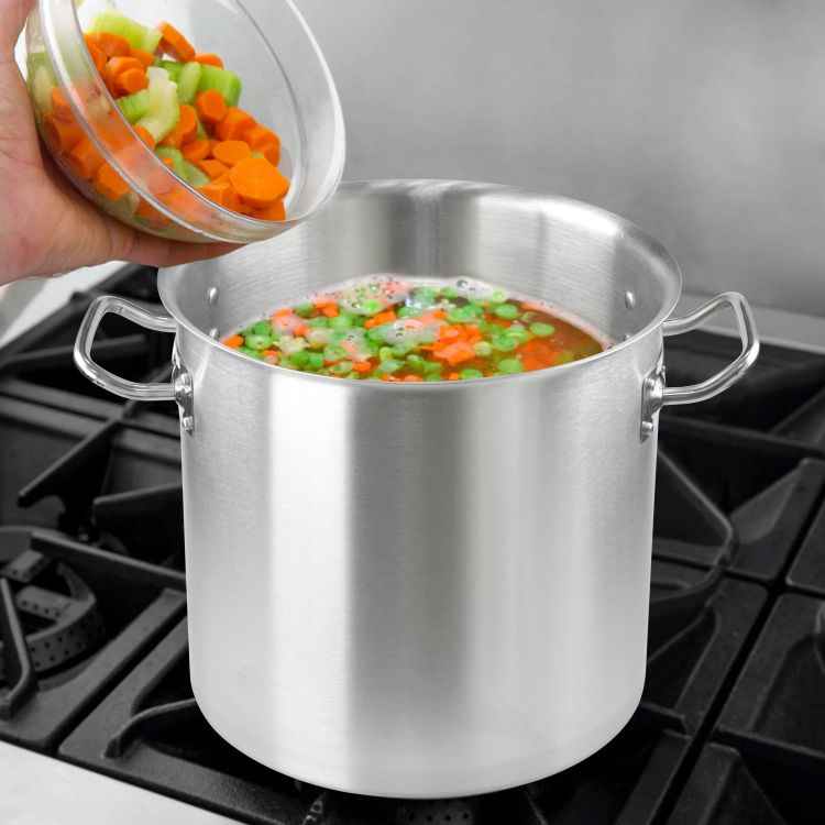 Chefset Steel Stock Pot With Cover