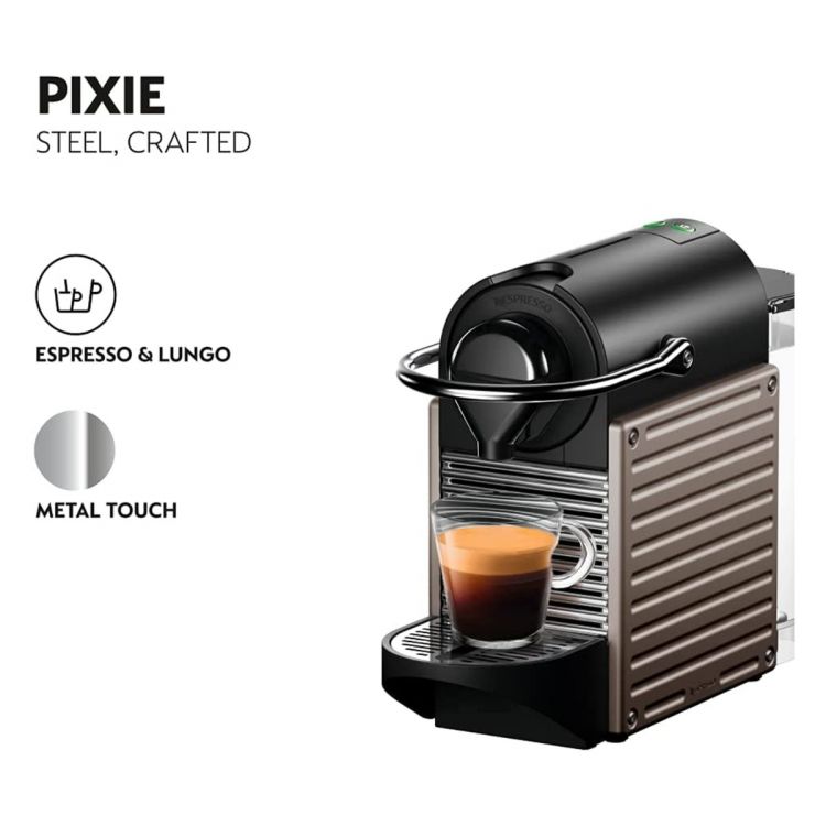 Marine Anemone fisk Imidlertid Buy Nespresso Pixie Electric C61 Titan Coffee Machine Online at Best Price  in Dubai - Khiara Stores