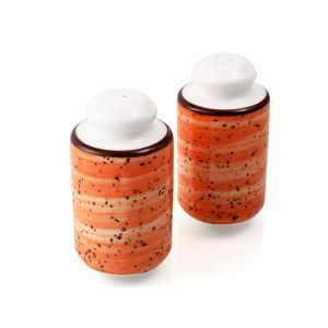 Deco. Orange Salt & Pepper Set Cylinder