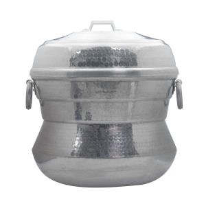 Raj Aluminium Idli Indian Steamer Pot, Silver, 47 Idli, AIP047