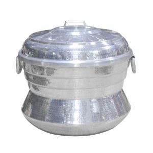 Raj Aluminium Idli Pot, Silver, AIP118, 1Piece
