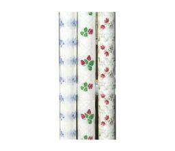 20M Pvc Table Roll - Tablecloth Cover Protector | Tablecloth Daisy Silver, Small Polka Floral, Wipe Clean, Vinyl / Plastic Table Cloth | Spill Proof Reusable Roll (Multi Colour)
