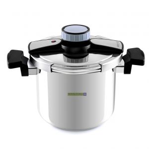 Royalford Rf7605 Stainless Steel Pressure Cooker - Lightweight & Durable Home Kitchen Pressure Cooker With Easy Lock Lid, Safety Valve & Pressure Control Valve - Easy Grip Handle With 7L Capacity