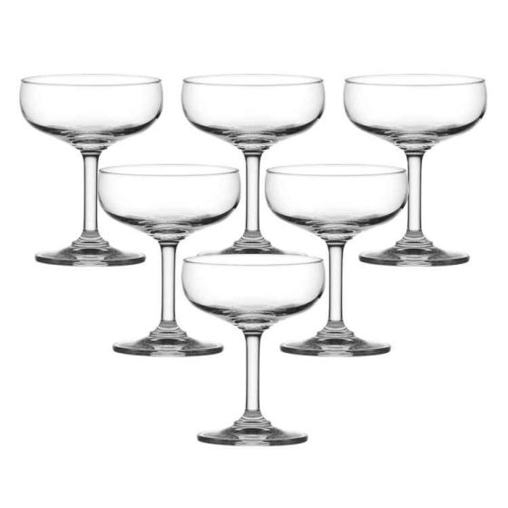 Ocean Classic Saucer Champagne Glass Set Of 6 - 4
