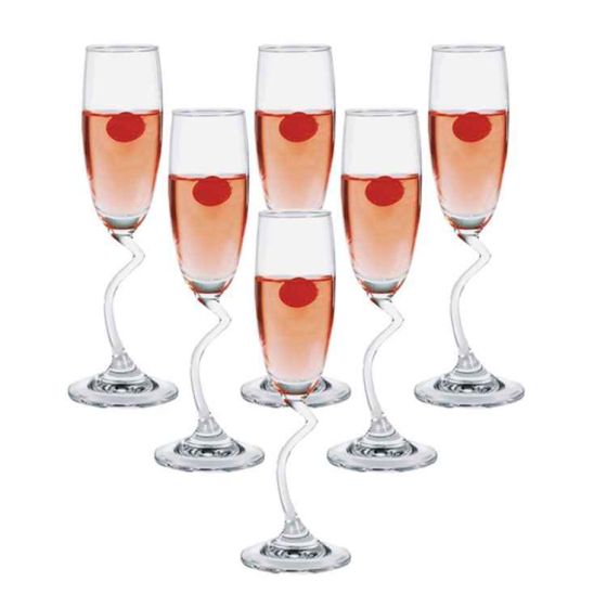 Ocean Salsa Flute Champagne Glass 165 Ml Set Of 6 - 4