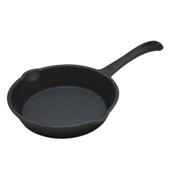 Kitchen Master Cast Iron Frying Pan, 15.5Cm, Cost13  - 4