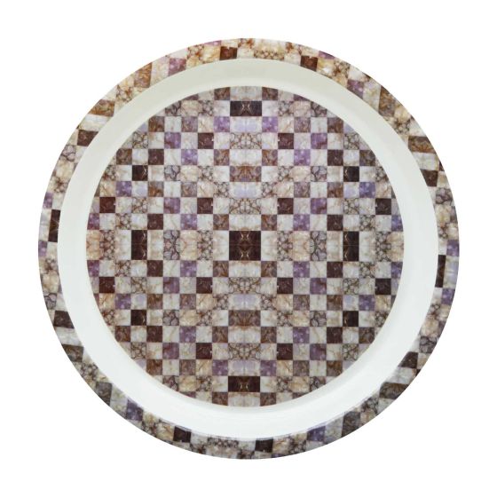 Rk Dinelite Round Thal Marbal Mosaic, 40Cm - 5