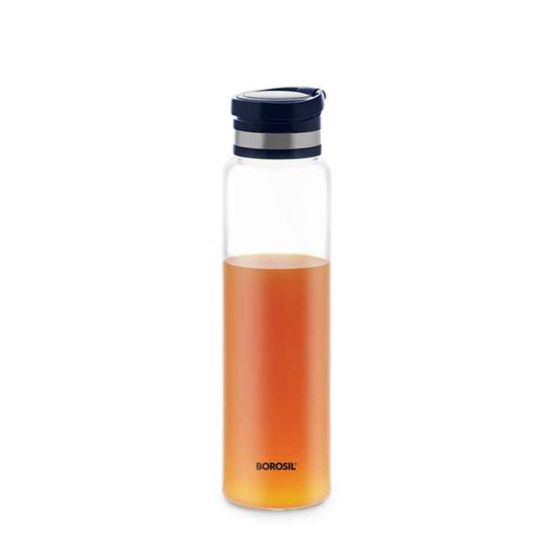 Borosil Easygo Glass Bottle Stainless Steel Lid- 1 Liter - 9