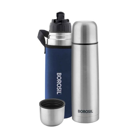 Borosil Vaccum Thermo Flask Blue - 4