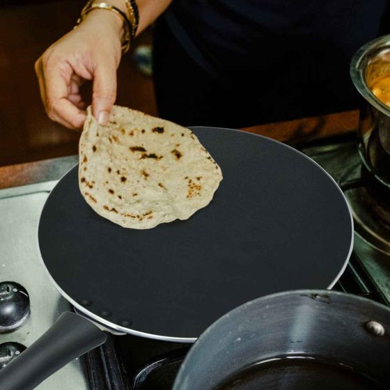 Raj non stick curved Flat Cooking Pan (Tawa) - 6