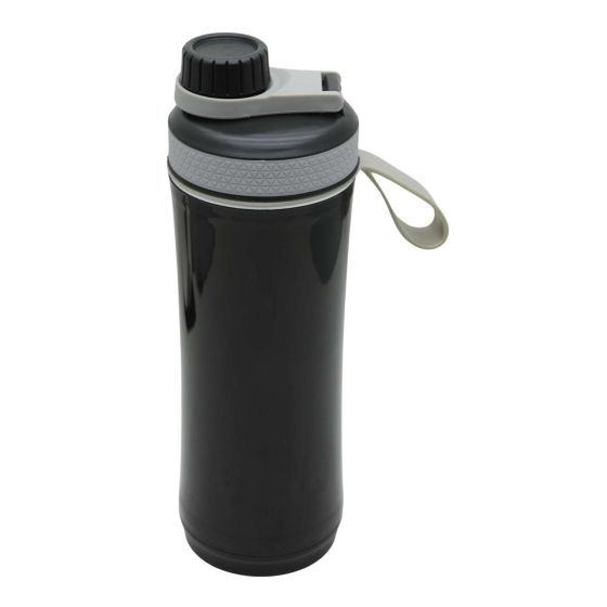 Selvel Cooltech Plastic Water Bottle Black 600Ml - 6