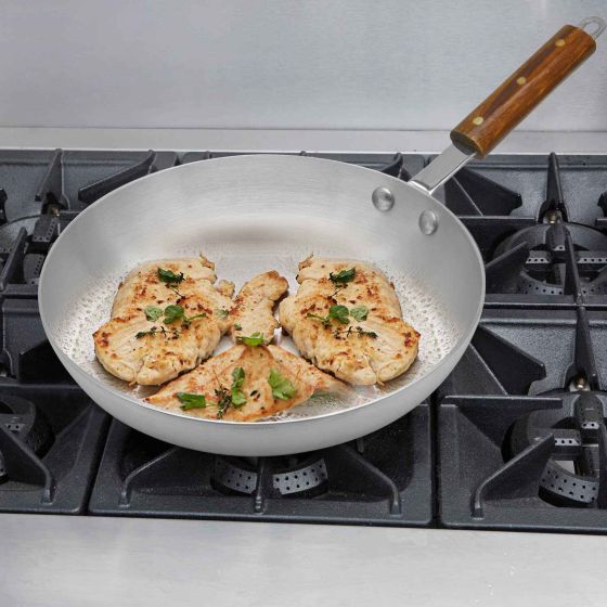 Raj Aluminium Frying Pan With Wooden Handle - 4