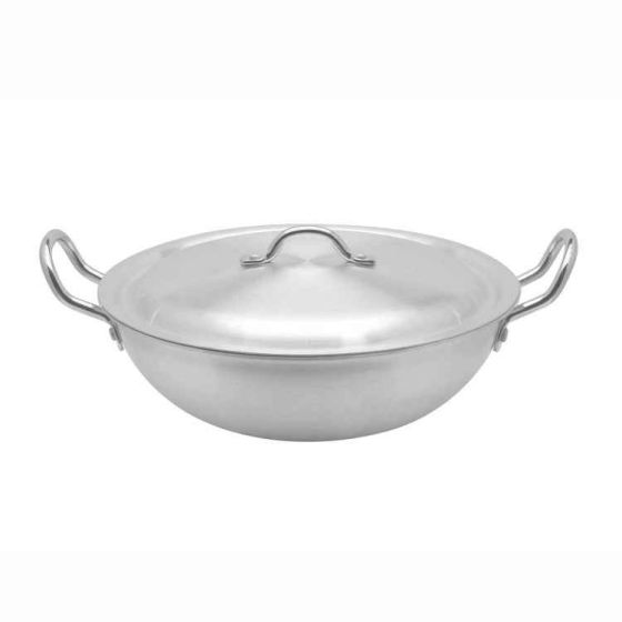 Raj Aluminium Deep Cooking Pot (Kadai) Cookware Set (Set Of 6) - 6