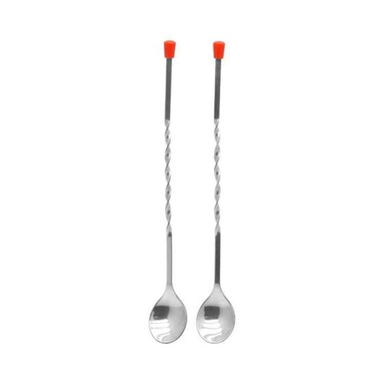Kitchen Master Steel Bar Spoon Set (Set Of 2) - 5