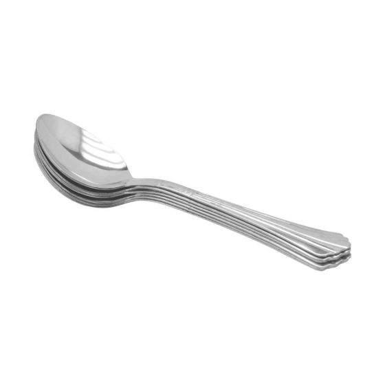 Rk Onida Steel Dessert Spoon (Set Of 6)  - 4