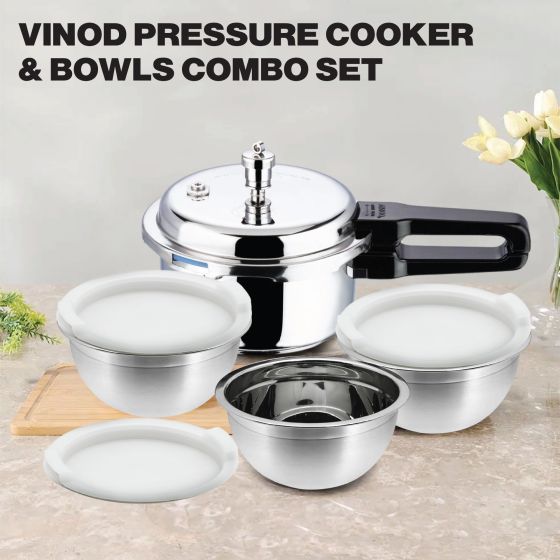 Vinod Pressure Cooker and Bowl Set Combo Set - 1