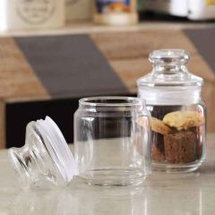 Ocean Glass Pop Jar Set Of 2