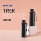 Borosil Vaccum Trek Bottle Black 500Ml Double Combo