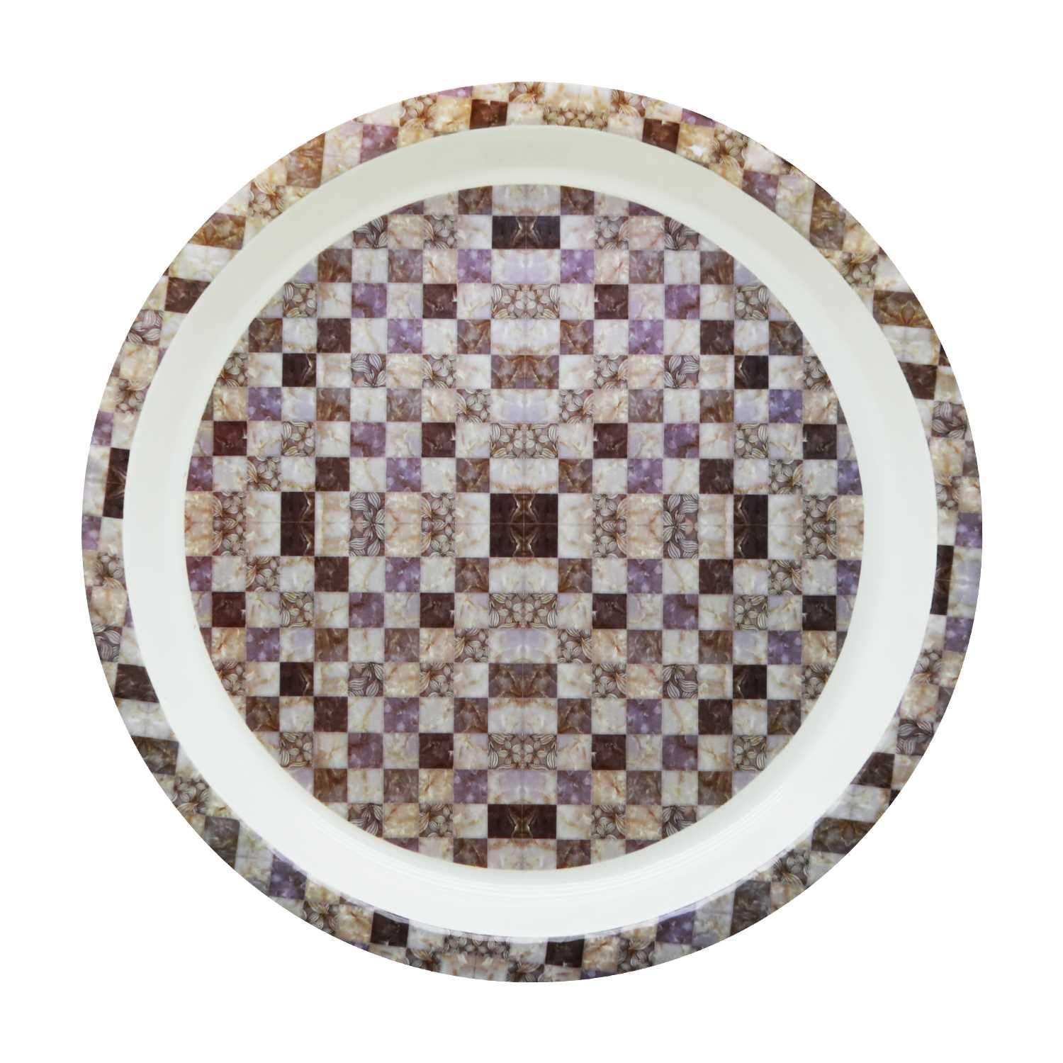 Rk Dinelite Round Thal Marbal Mosaic, 40Cm