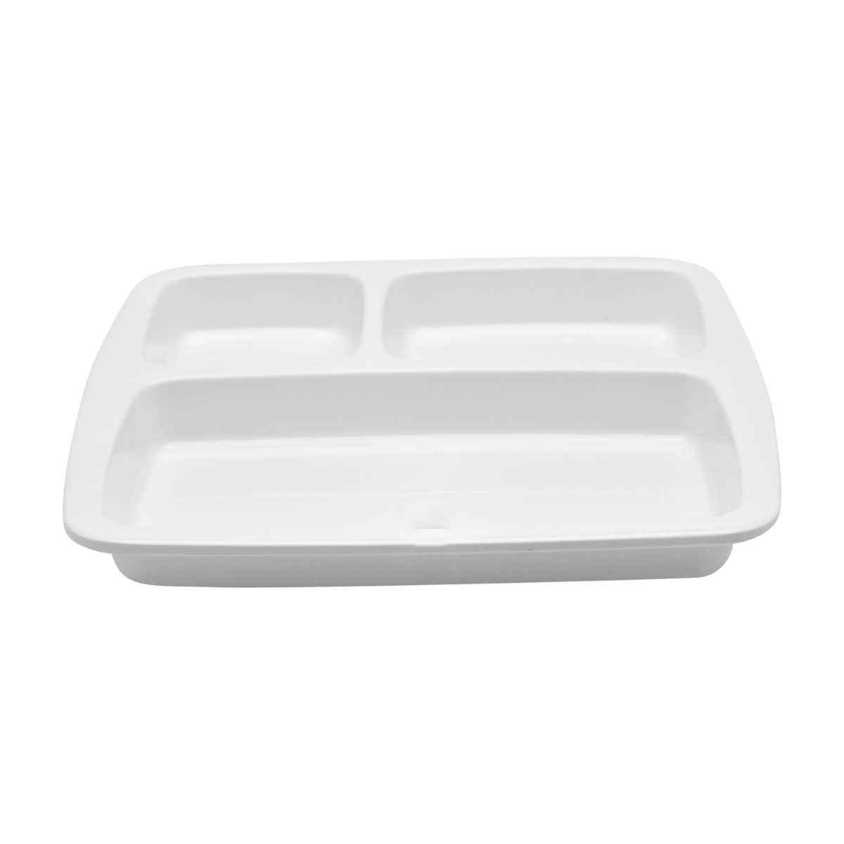Dinewell Melamine 3 Partition Tray White