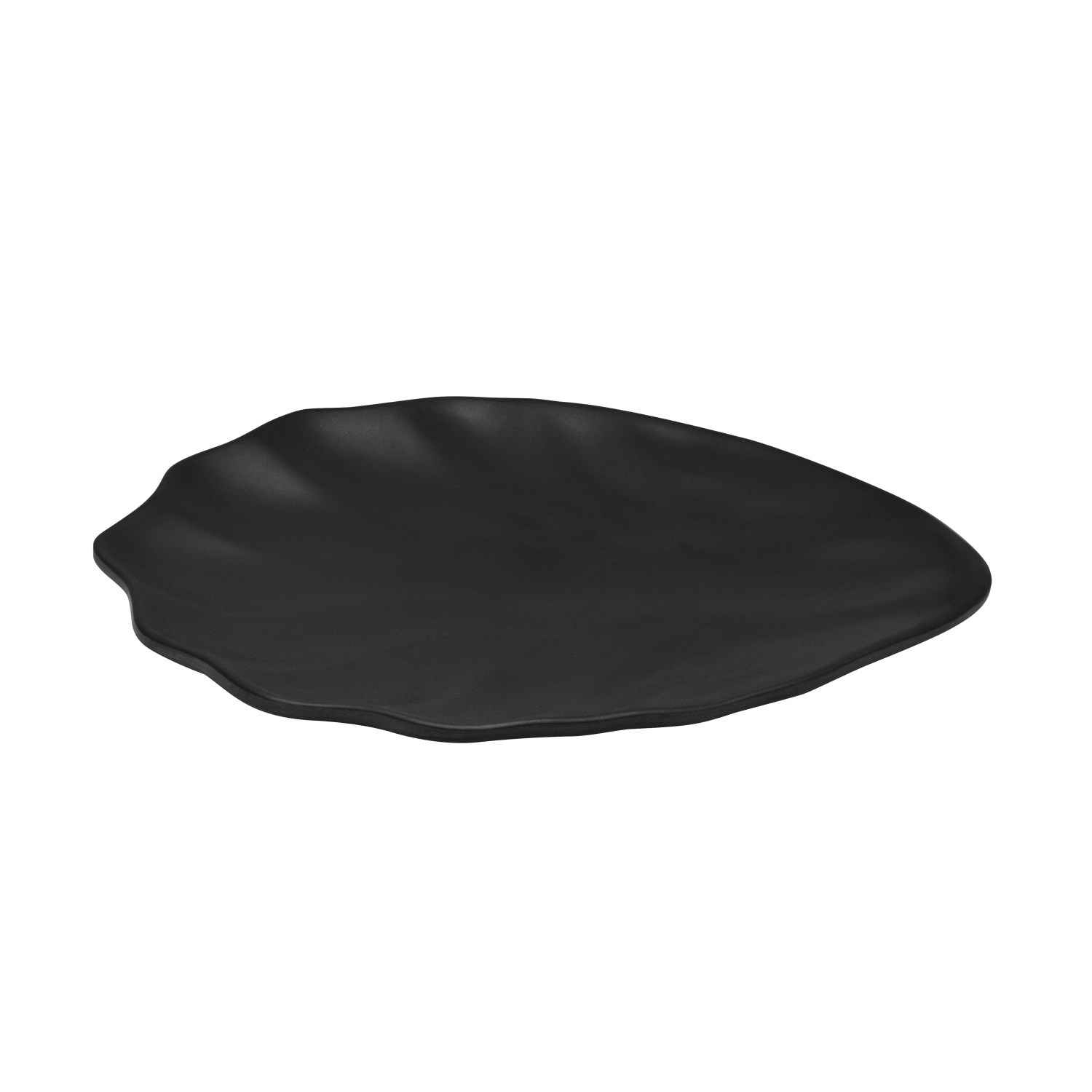 Dinewell Black Petal Platter