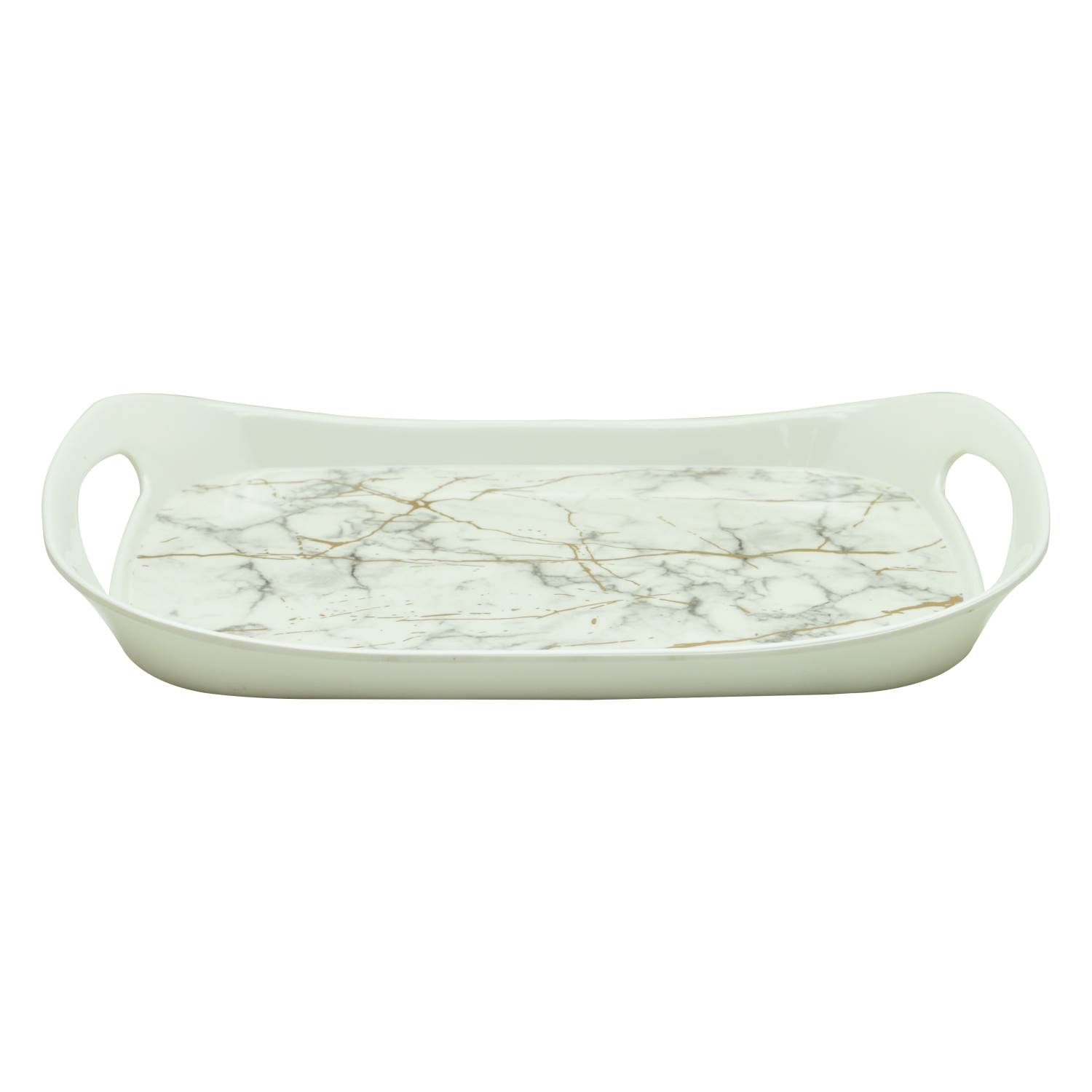 Rk Comfort Tray Small White Static Gold, Dwt1024Wsg, 12.25" X 9"