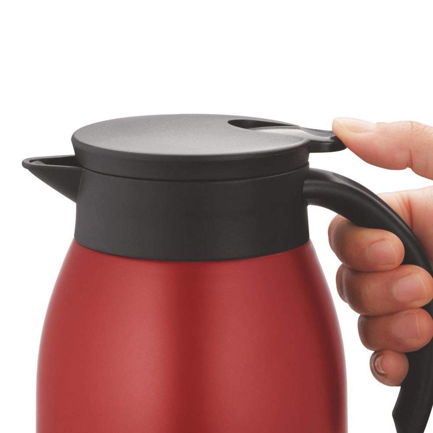 Borosil Vacuum Insulated Teapot Flask - Stainless Steel