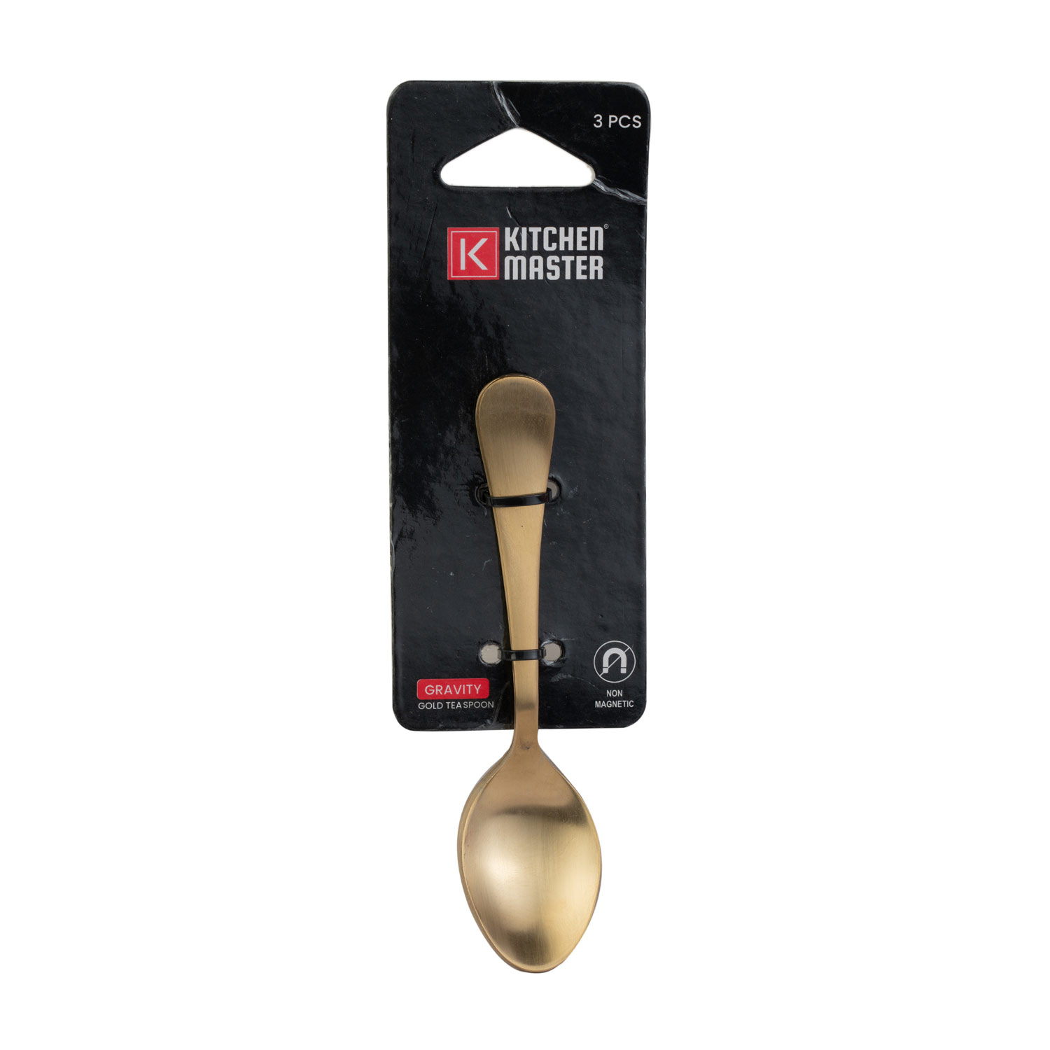 Kitchen Master Gold Tea Spoon, 3Pc Pack