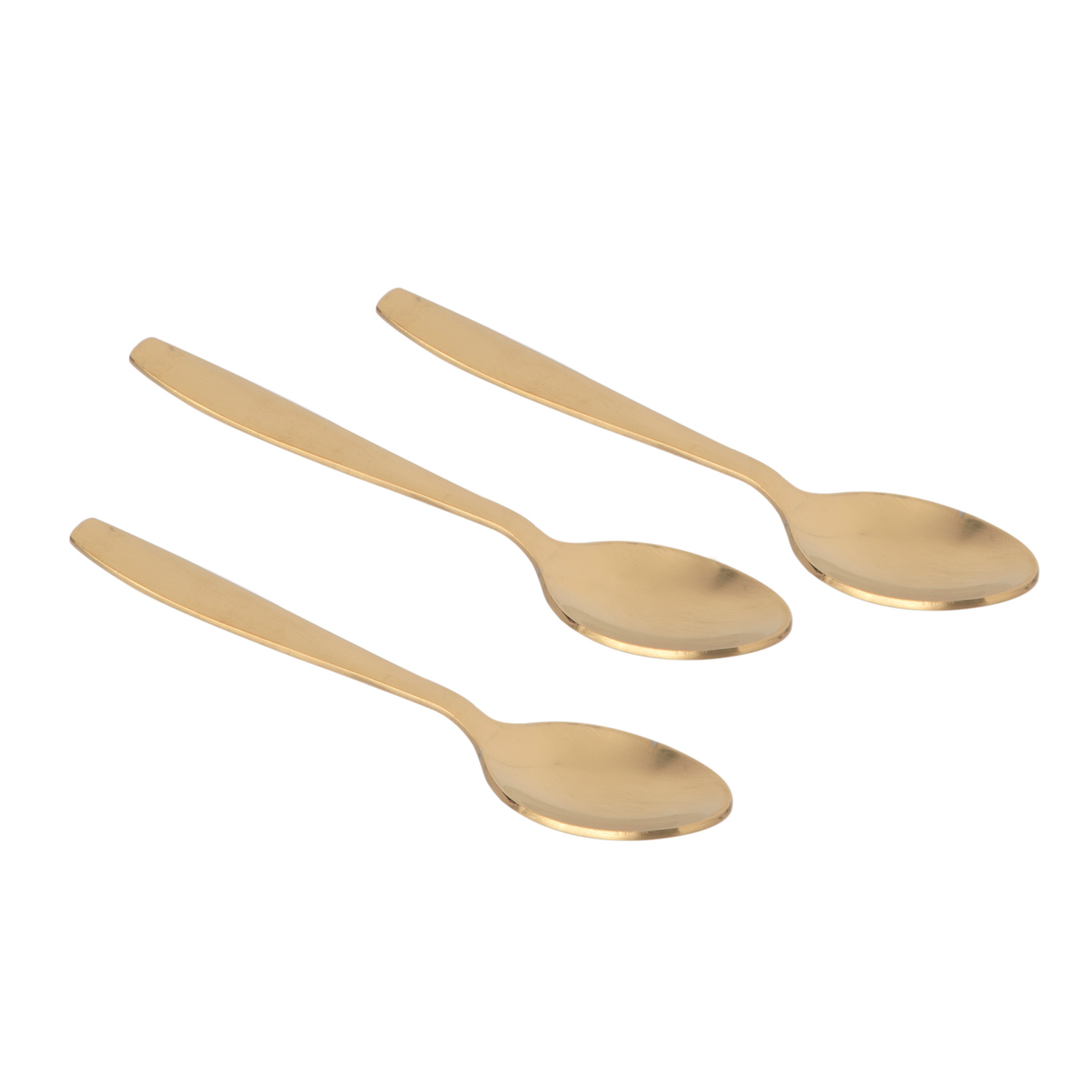 Kitchen Master Gold Tea Spoon, 3Pc Pack, Grande