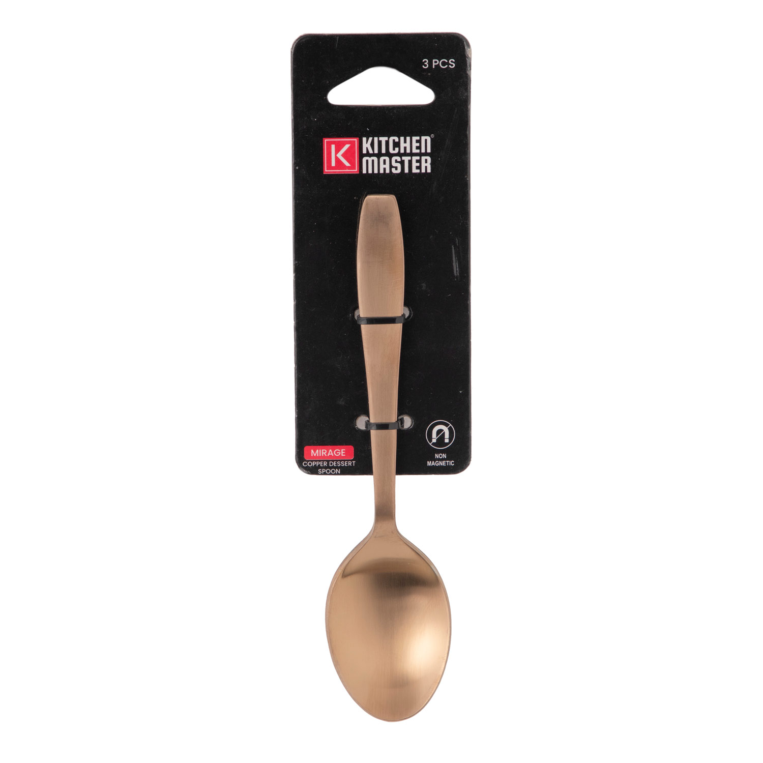 Kitchen Master Copper Dessert Spoon, Km0115, 3Pc Pack, Mirage