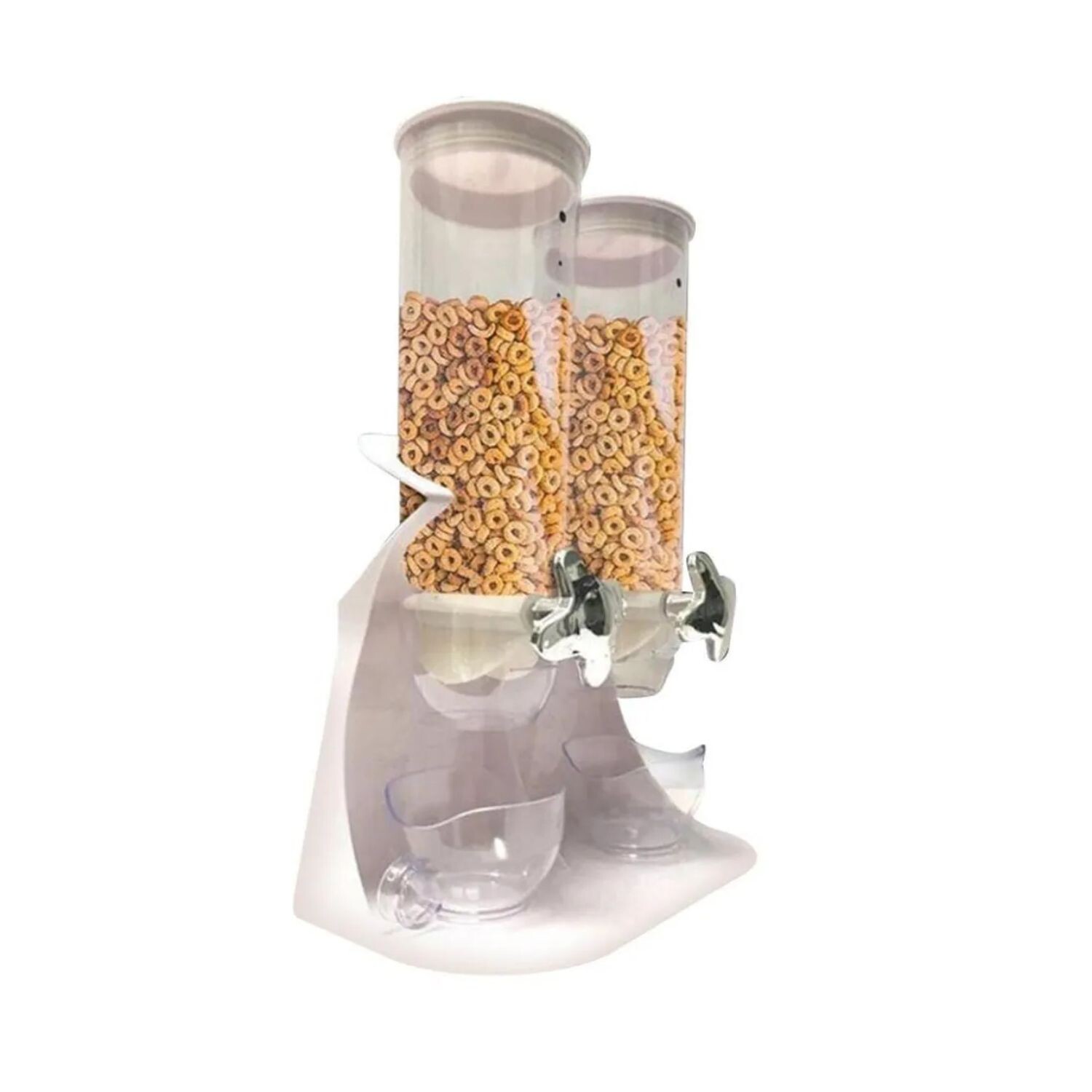 Dessini Plastic Cereal/Dry Food Dispenser Double