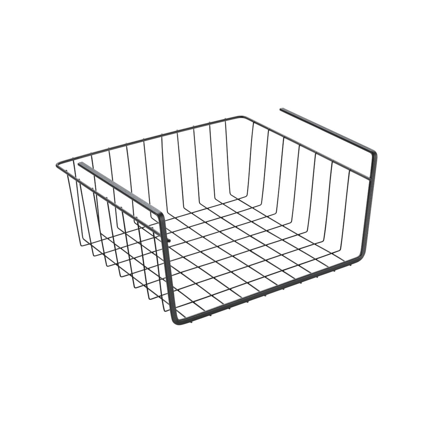 Metaltex Kanguro Lava Undershelf Basket - STEEL - Black