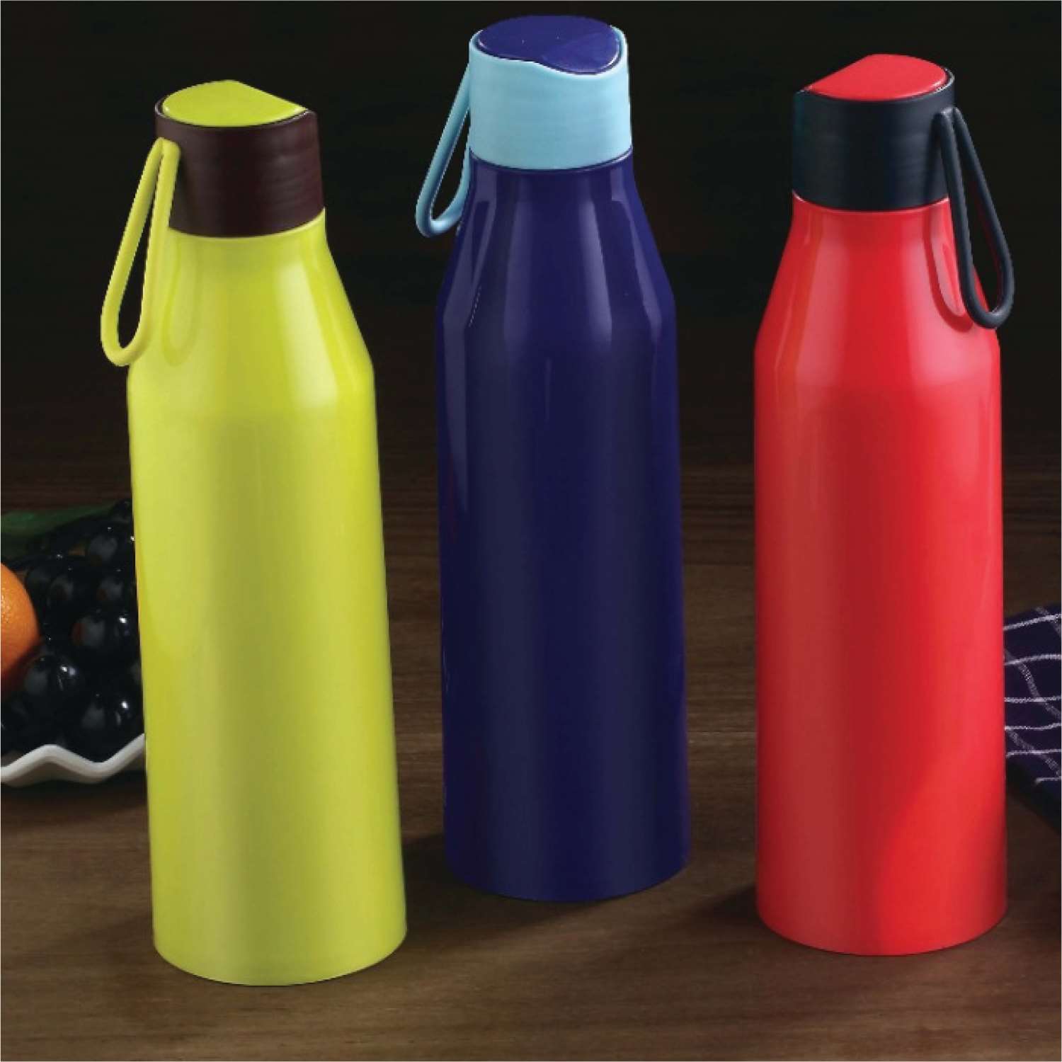Selvel Bolt Plastic Water Bottle Red 700Ml